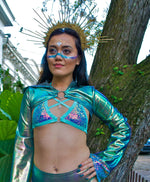 Jade Cross My Heart Triangle Top | MTO