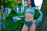 Jade Cross My Heart Triangle Top | MTO