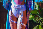 Unicorn Opal Garter Belt