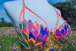 Sunset Dragon Warrior Bra - 34C/36B