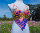 Sunset Dragon Warrior Bra - 34C/36B