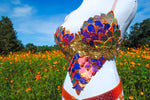 Sunset Dragon Warrior Bra - 34D/36C