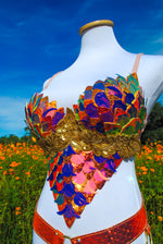 Sunset Dragon Warrior Bra - 34D/36C