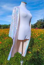 Rose Quartz Geode Kimono