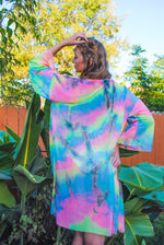 Chasing Rainbows Mesh Kimono