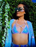 Moonstone Cross My Heart Triangle Top | MTO