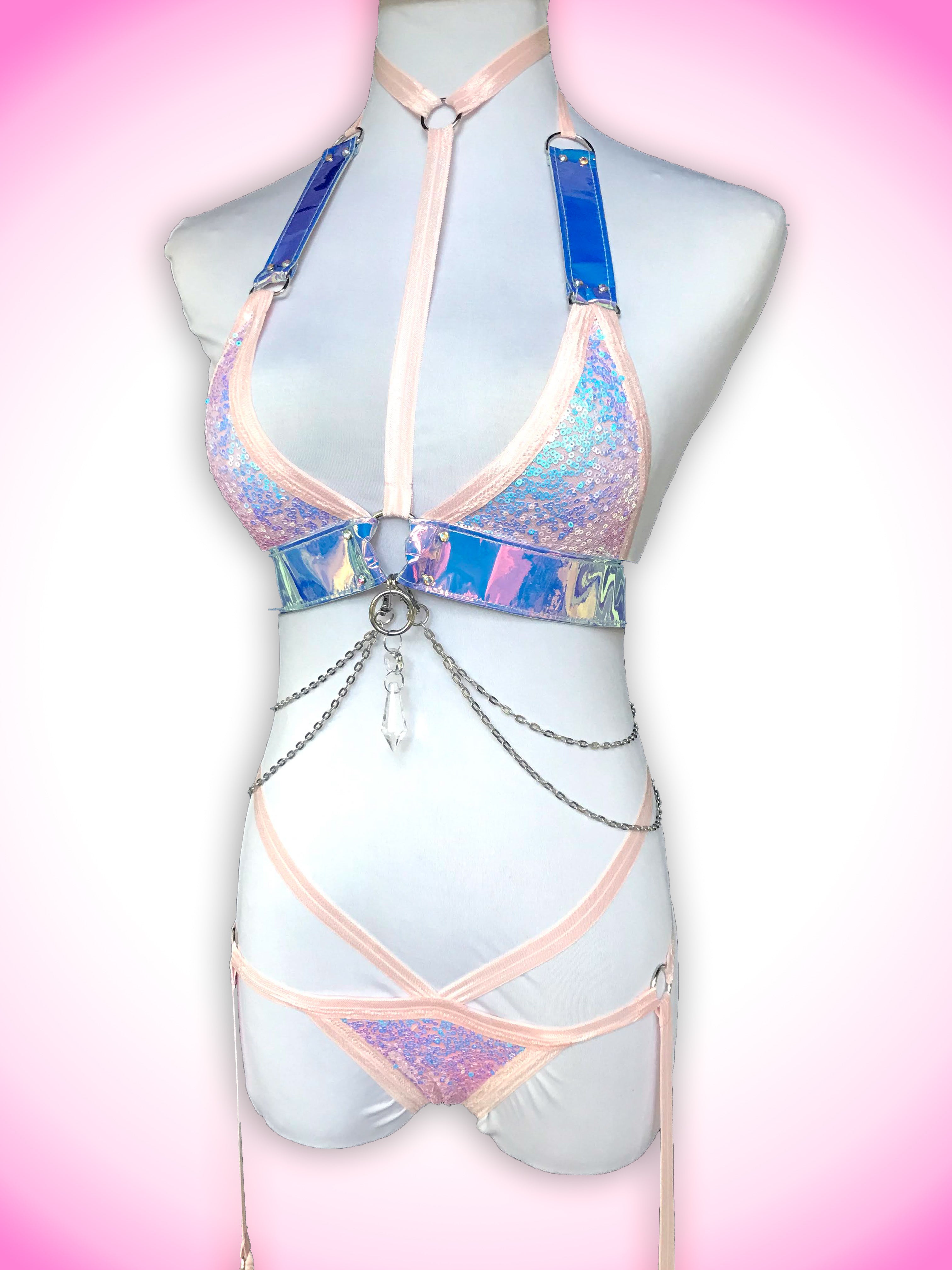 Personally Victimized Convertible Harness Triangle Top