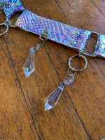 Blue Opal Chandelier Belt