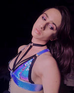 Dark Unicorn Convertible Harness Triangle Top | MTO