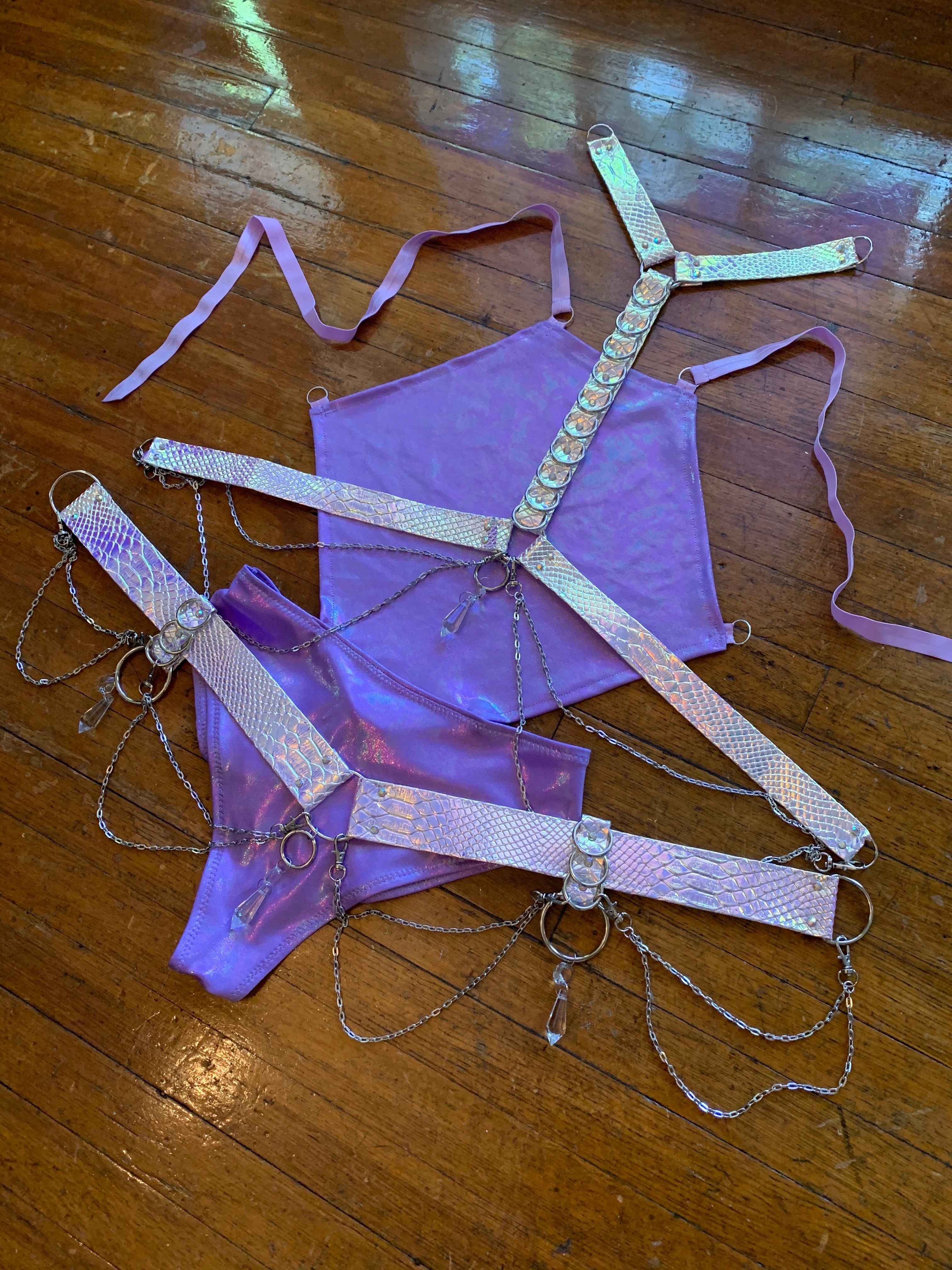 Unicorn Opal Bombshell Convertible Harness Set