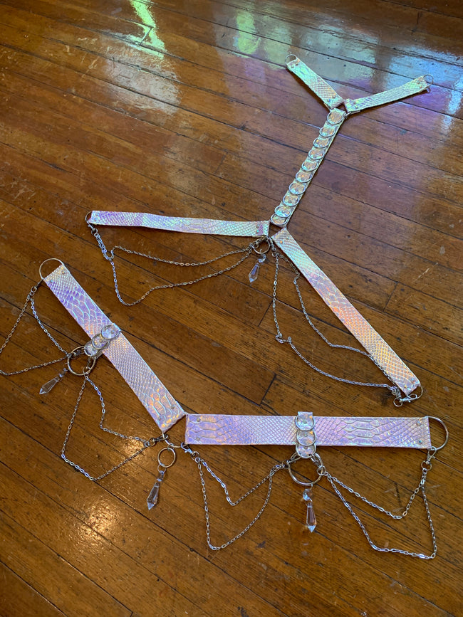 Unicorn Opal Bombshell Convertible Harness Set