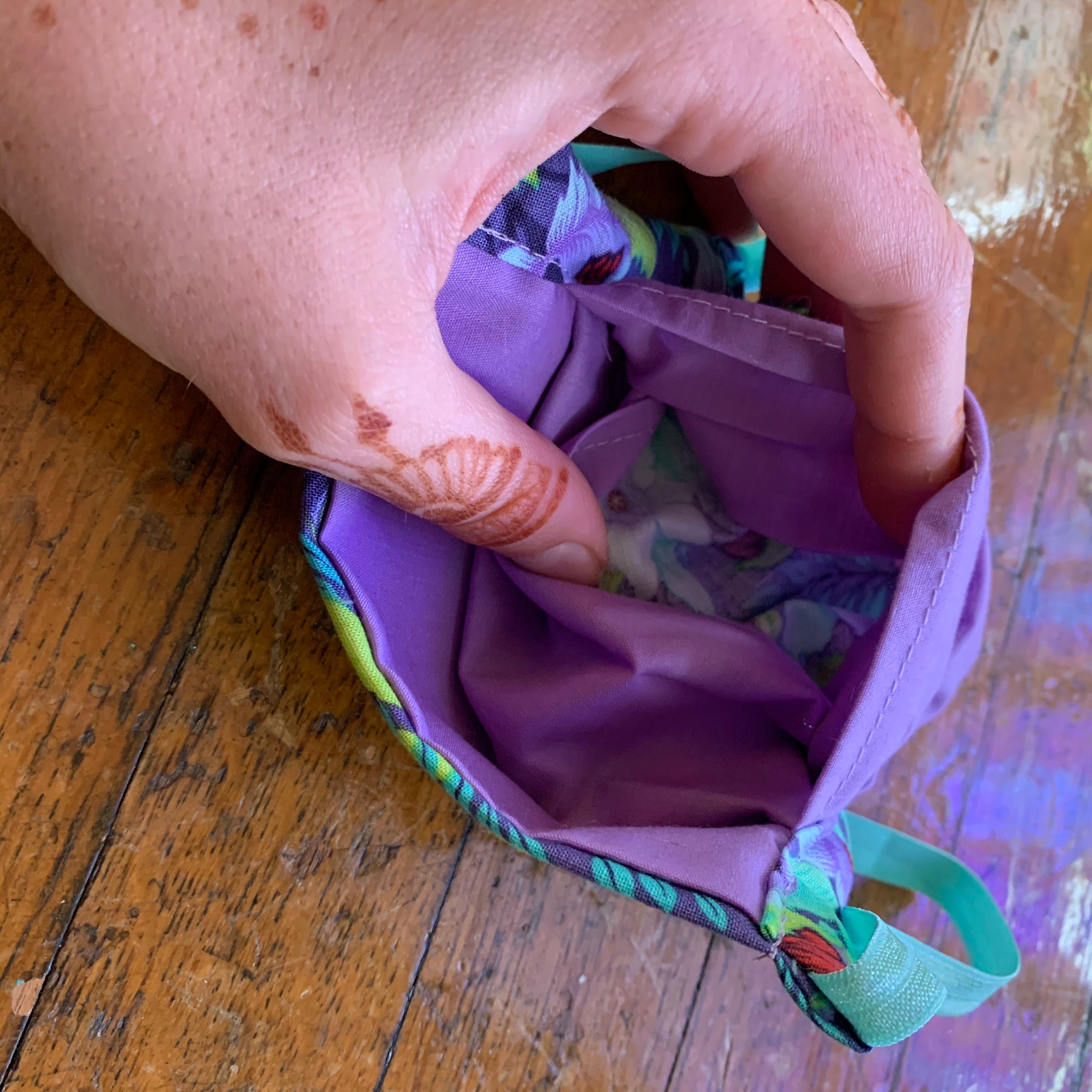 Passion Flower Forest COVID-19 Fabric Face Mask