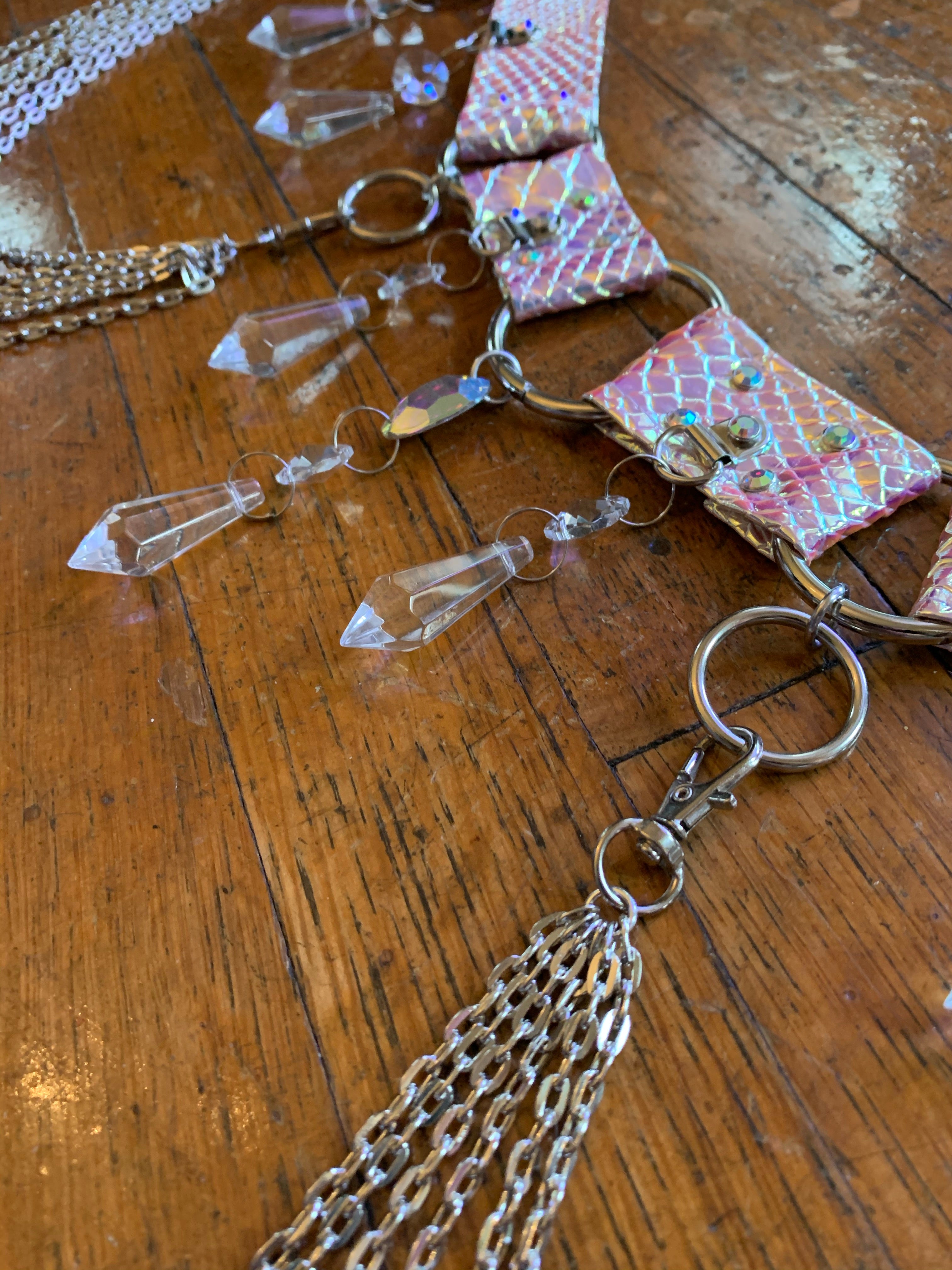 Unicorn Opal Chandelier Belt
