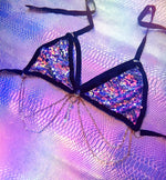 Sorcery Sequin Chain & Crystal Top | MTO
