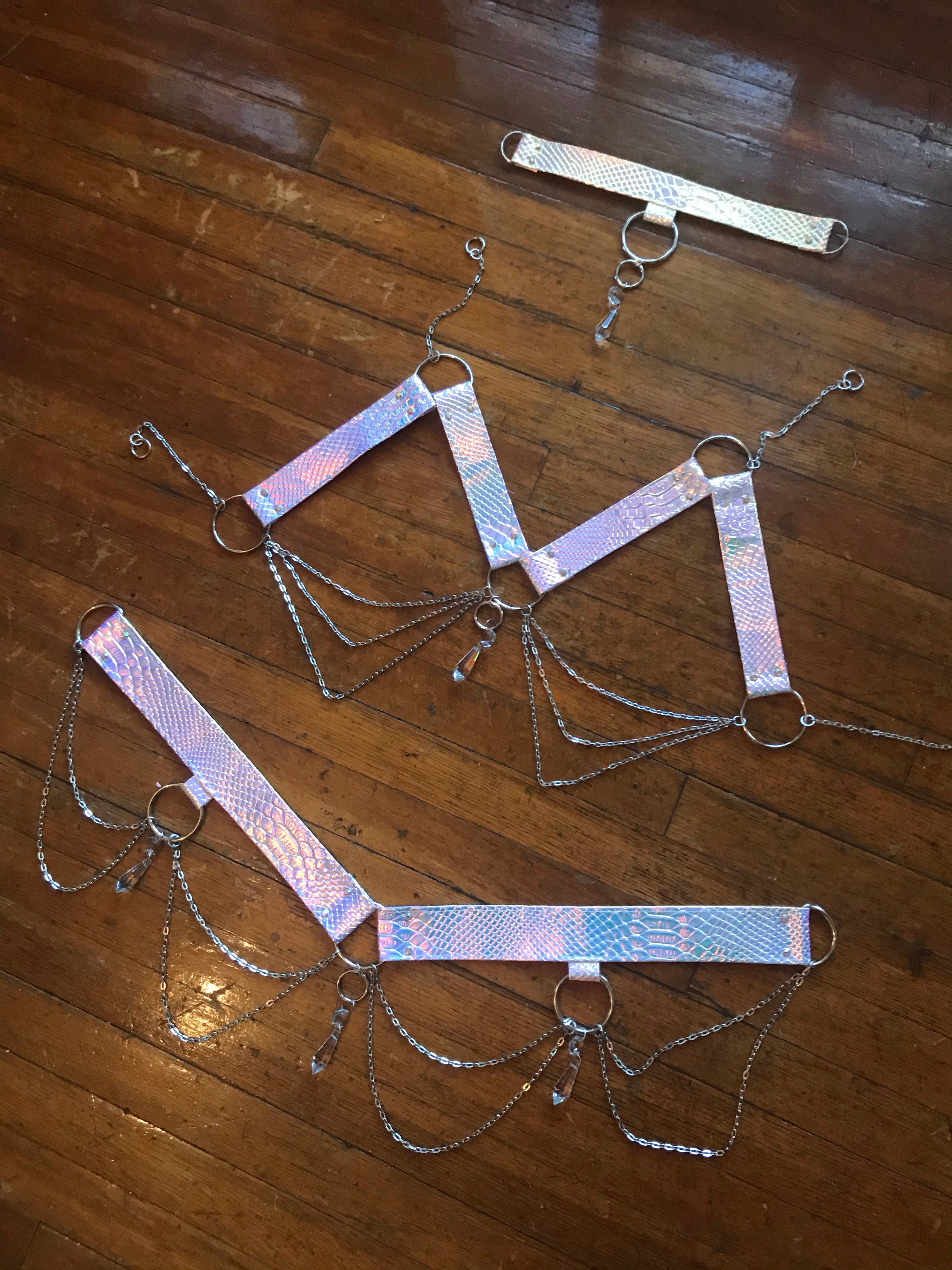 Unicorn Opal Crystal Harness Set - MTO