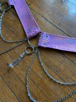 Bubblegum Cobra Crystal Harness Set - MTO