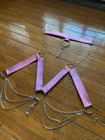 Bubblegum Cobra Crystal Harness Set - MTO