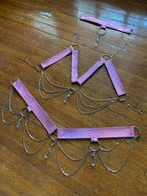 Bubblegum Cobra Crystal Harness Set - MTO