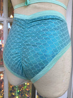 Blue Mermaid Strappy Crystal Set - S/M