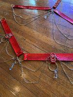Cherry Bombshell Convertible Harness Set