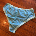 Blue Mermaid Strappy Crystal Set - S/M