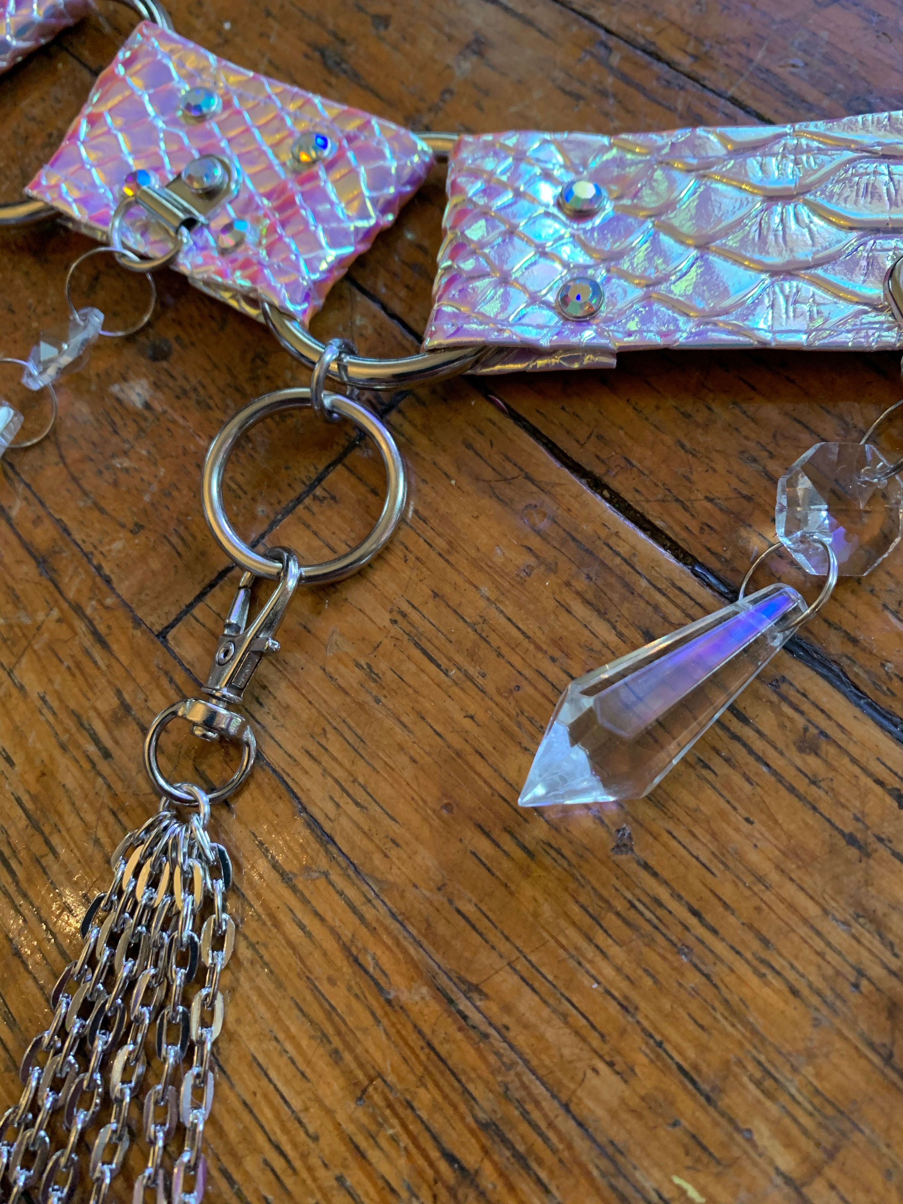 Unicorn Opal Chandelier Belt