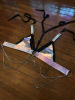Dark Unicorn Convertible Harness Triangle Top | MTO