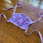 Lilac Daydream Dual-Tie Face Mask
