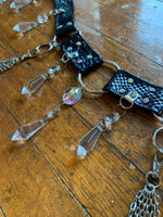 Rainbow Onyx Chandelier Belt