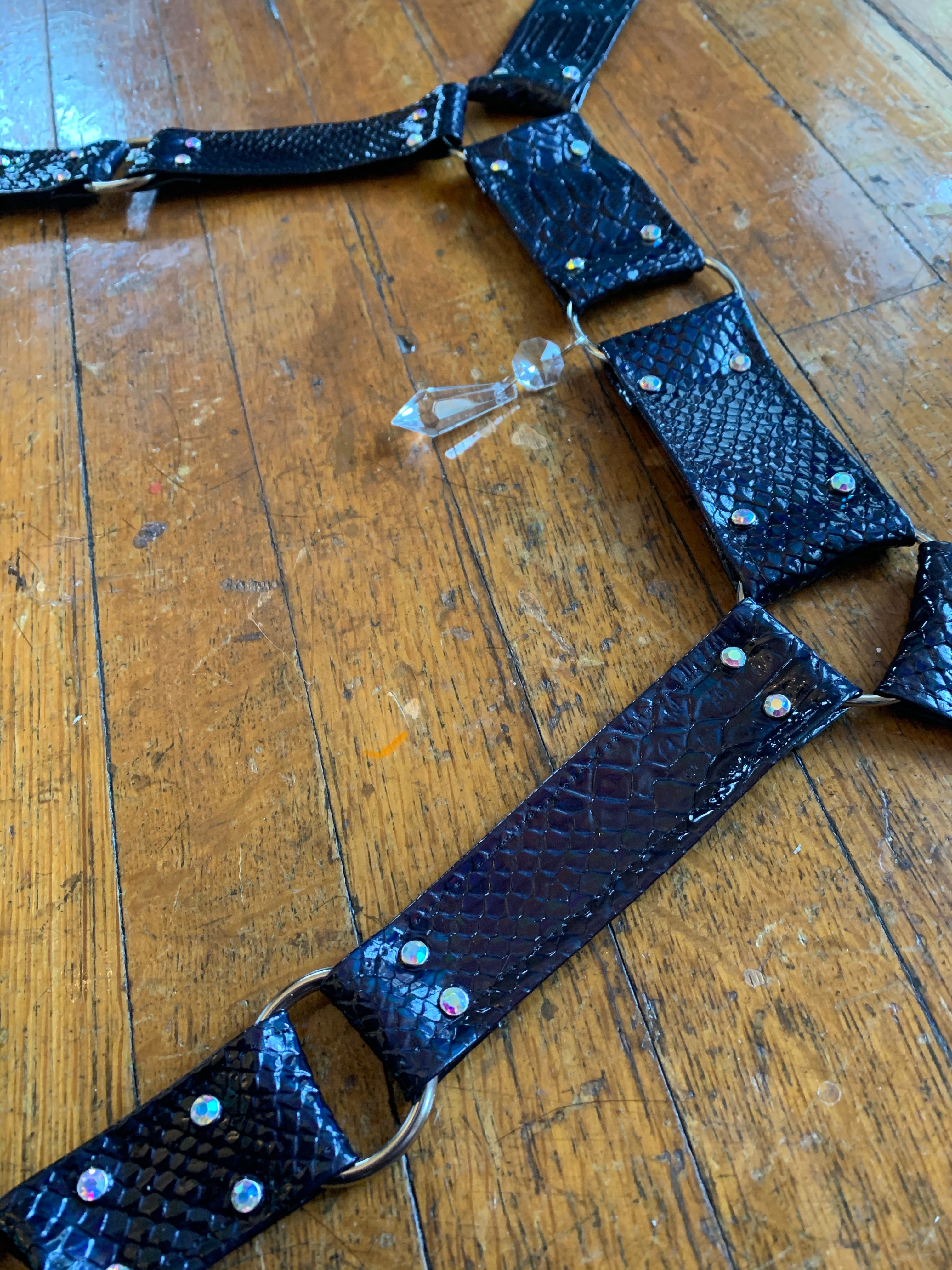 Rainbow Onyx Garter Belt