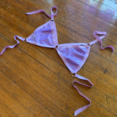 Lilac Daydreams Triangle Harness Top - MTO