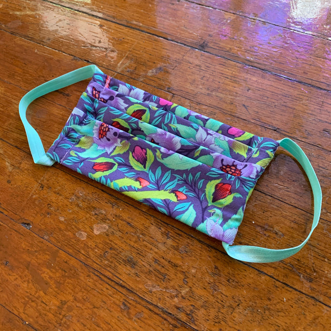 Passion Flower Forest COVID-19 Fabric Face Mask