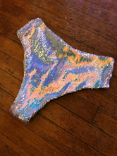 Aqua Unicorn Gemini Sequin Siren Shorts | MTO