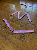 Bubblegum Cobra Crystal Harness Set - MTO