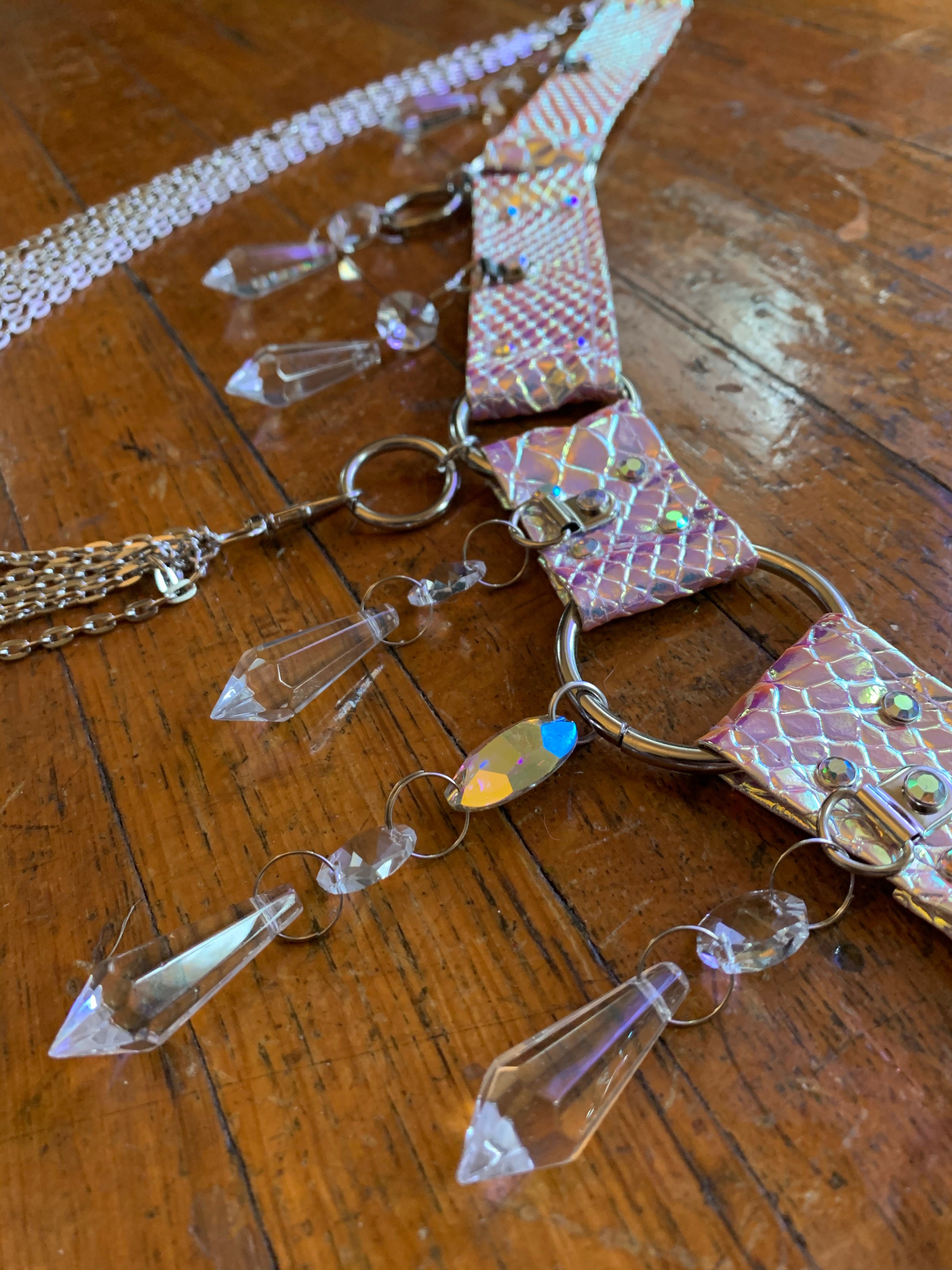 Unicorn Opal Chandelier Belt