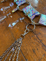 Blue Opal Chandelier Belt