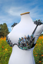 Black Lace Holographic Bra - 34B/32C/34C