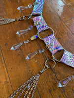 Blue Opal Chandelier Belt