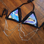 Dark Unicorn Chain & Crystal Top | MTO