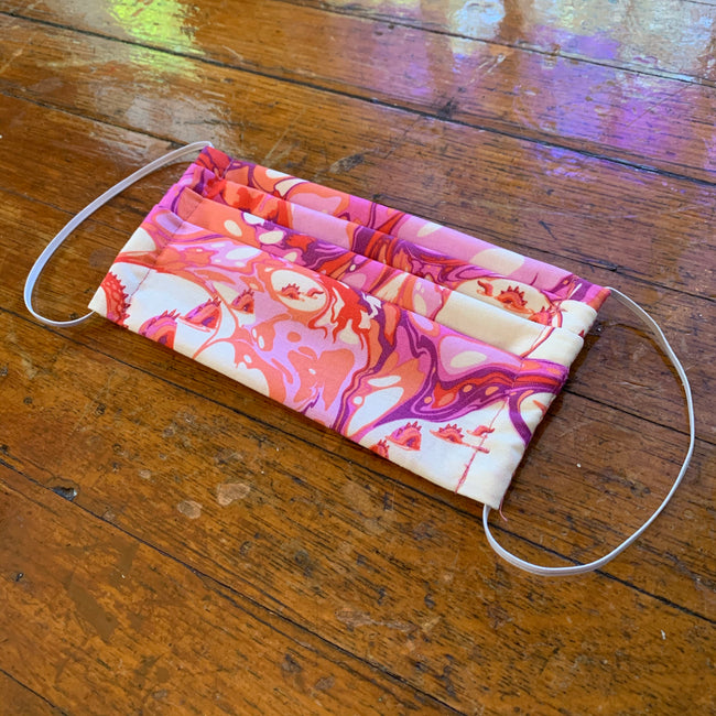 Nessie’s Trippy Lake COVID-19 Fabric Face Mask