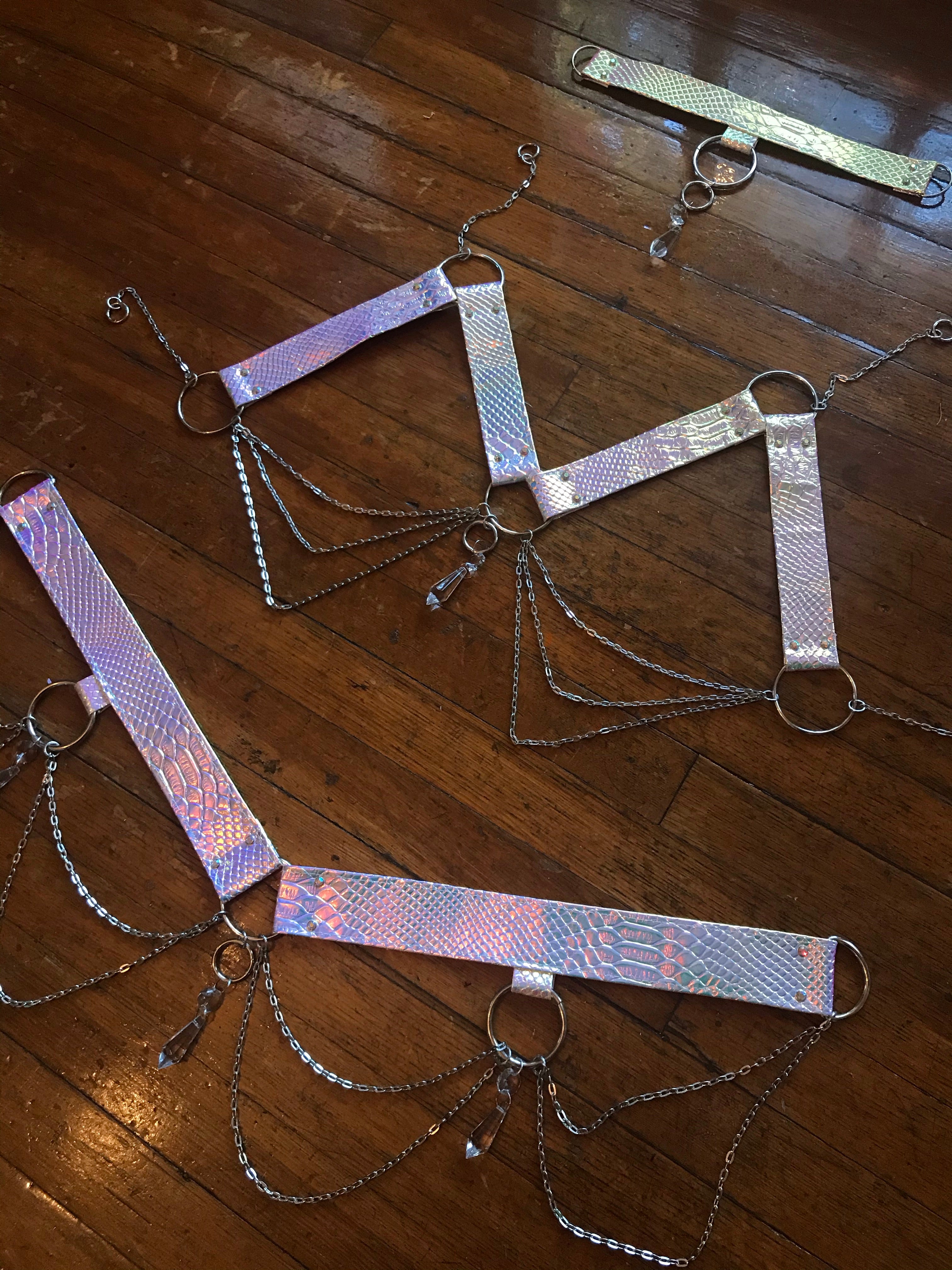 Unicorn Opal Crystal Harness Set - MTO