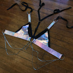 Dark Unicorn Convertible Harness Triangle Top | MTO
