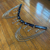 Rainbow Onyx Chandelier Belt - MTO