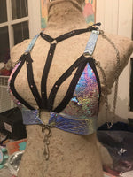 Dark Unicorn Convertible Harness Triangle Top | MTO