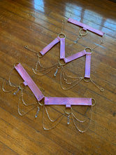 Rose Gold Crystal Harness Set - MTO