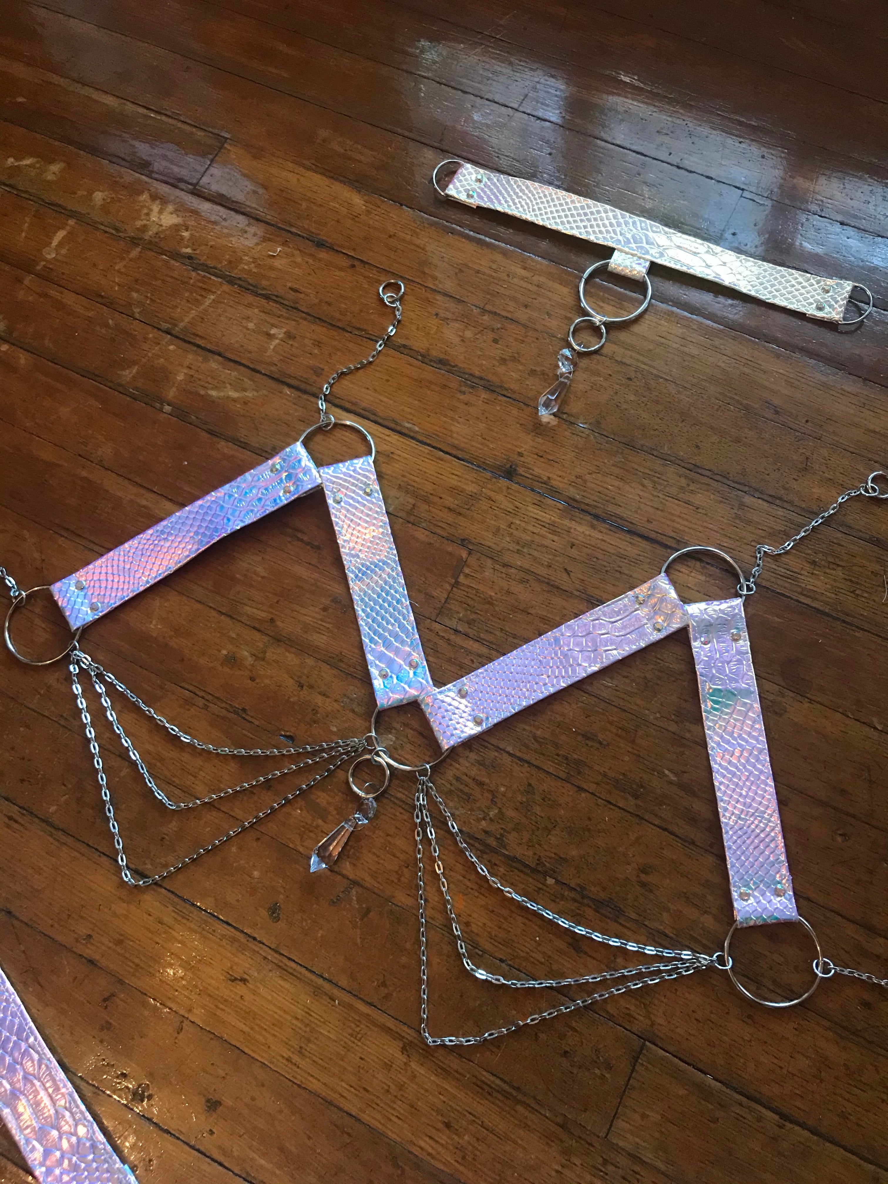 Unicorn Opal Crystal Harness Set - MTO