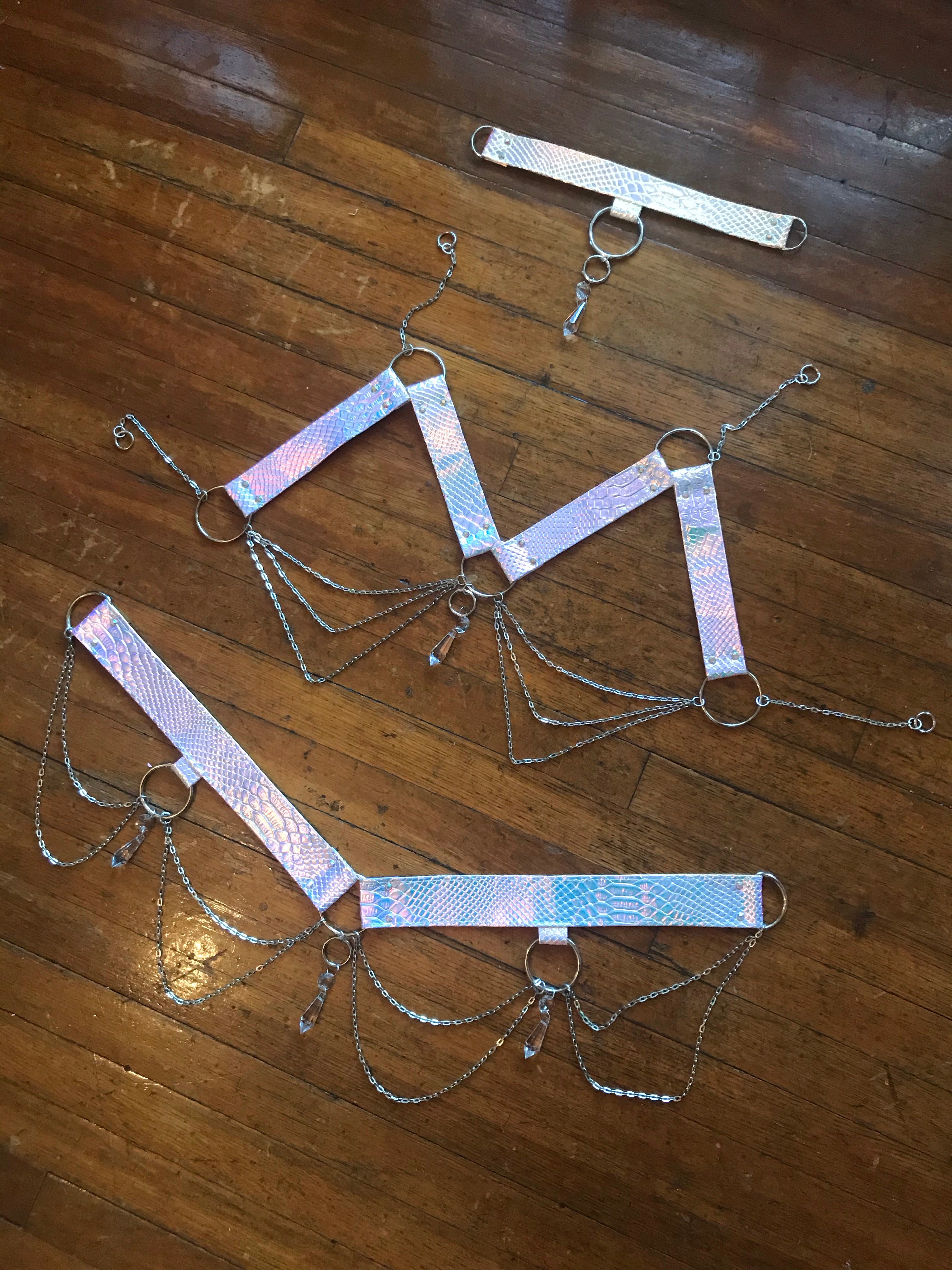 Unicorn Opal Crystal Harness Set - MTO