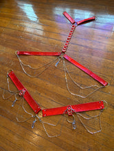 Cherry Bombshell Convertible Harness Set