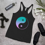 Seashell Yin Yang Women's Racerback Tank