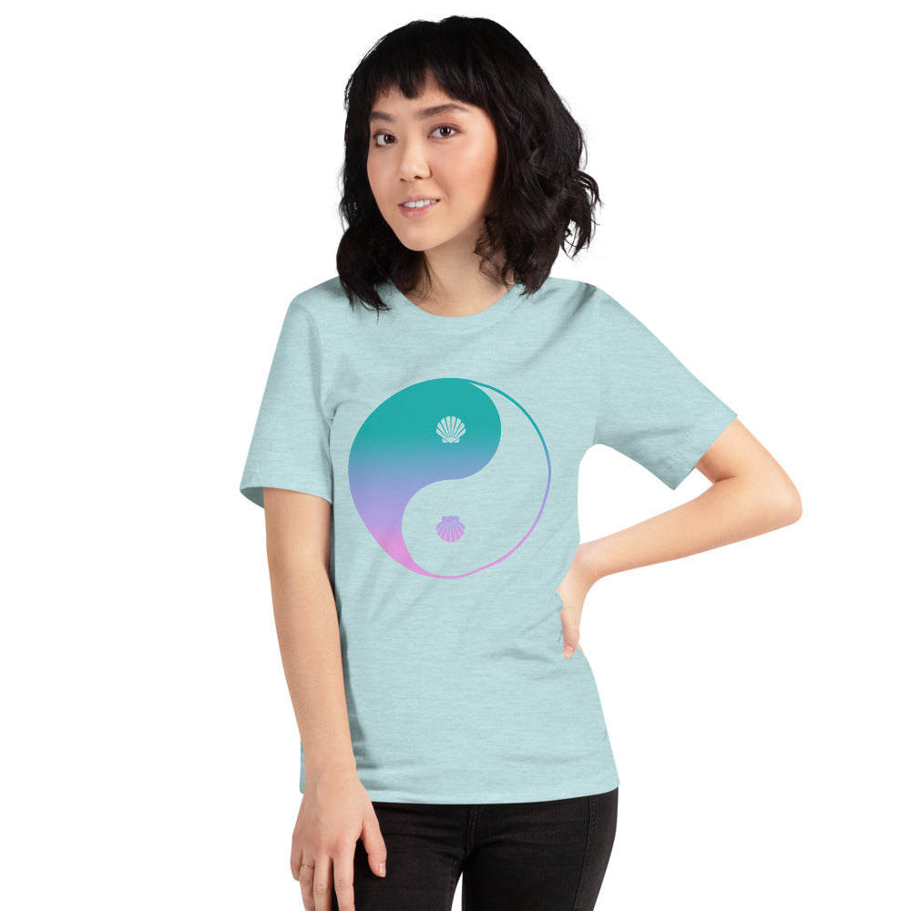 Seashell Yin Yang Unisex T-shirt